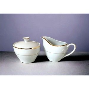 Fine China Sugar Bowl & Creamer by Sonnet Japan